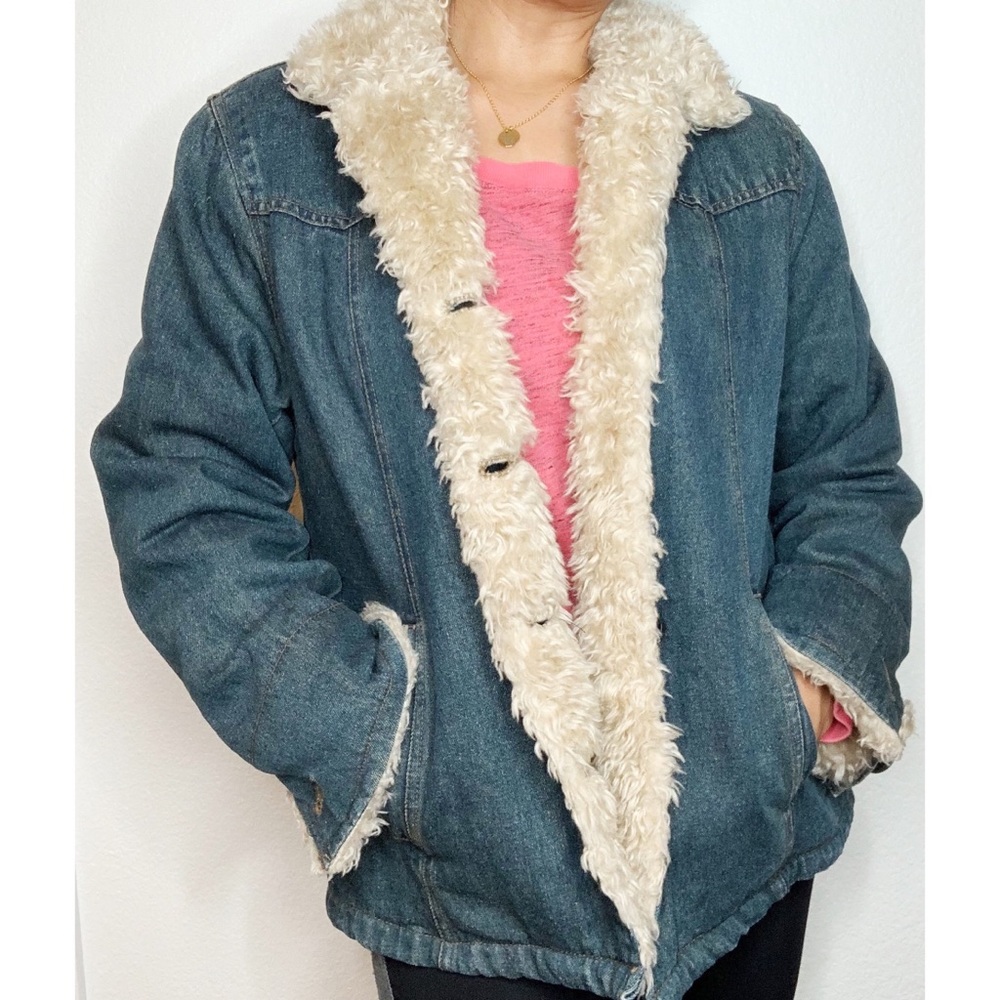 Esprit Woman’s Denim Jacket w Faux Fur